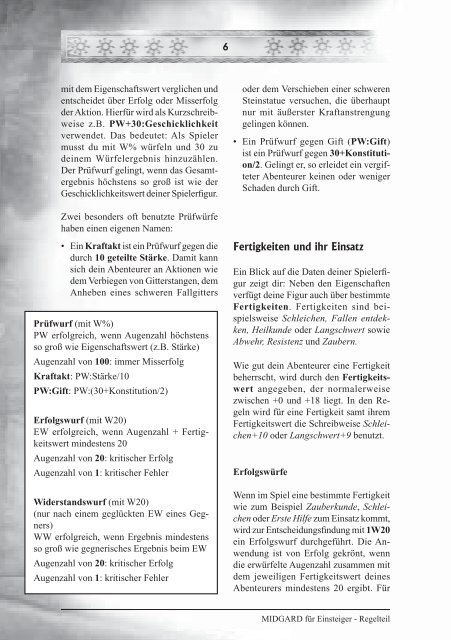 Einsteigerheft.pdf - Midgard online