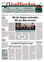 Mit der Region verbunden. Mit der Welt vernetzt. - Flughafen ...