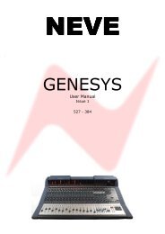 Genesys User Manual - Ams-neve.info