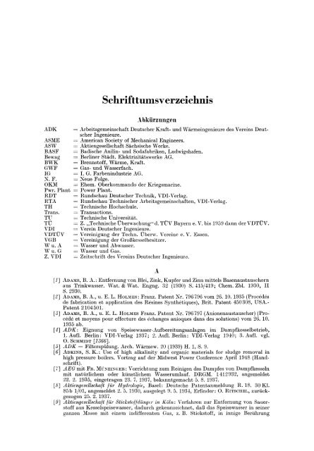 Schrifttumsverzeichnis Springer