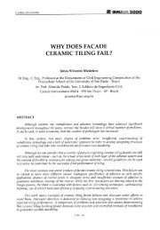 WHY DOES FACADE CERAMIC TILING FAIL? - Qualicer