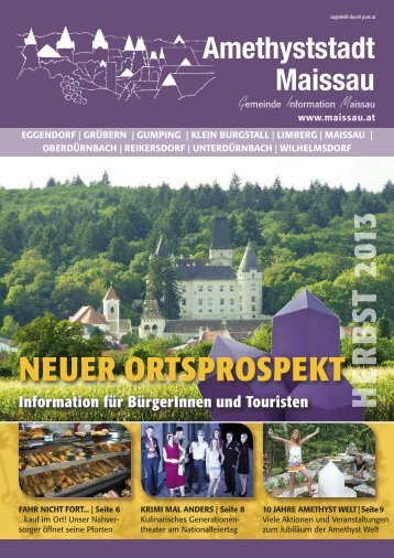 NEUER ORTSPROSPEKT - Maissau