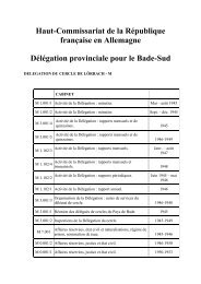 Haut-Commissariat de la République française en Allemagne ...