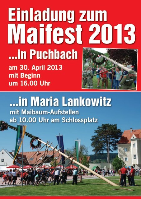 Zeitung für Maria Lankowitz 01 - 2013