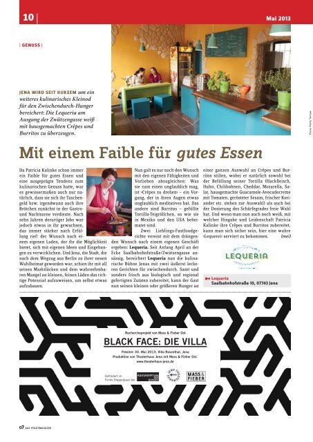 07 : das Stadtmagazin für Jena und Region