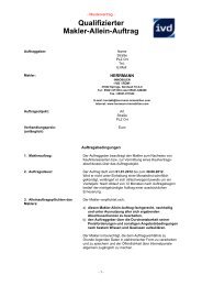 Qualifizierter Makler-Allein-Auftrag - Herrmann Immobilien
