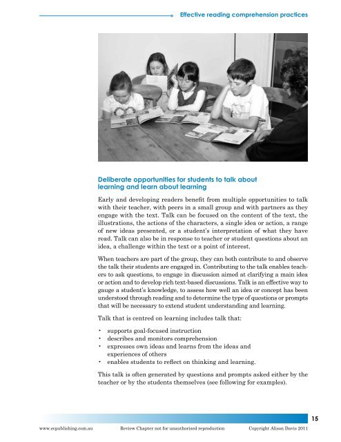 Chapter 1: Effective reading comprehension practices (PDF)