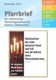 Pfarrbrief - sankt-servatius-guels.de