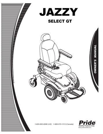 Jazzy Select GT - Pride Mobility Products