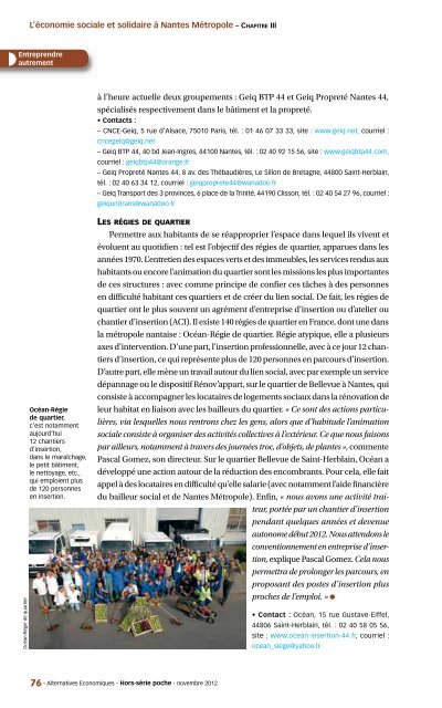 L'économie sociale et solidaire à Nantes Métropole - Consommer ...