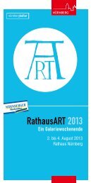 RathausART 2013 - Albrecht-Dürer-Stadt Nürnberg