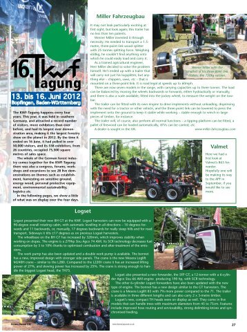 KWF Tagung show review - Forestry Journal