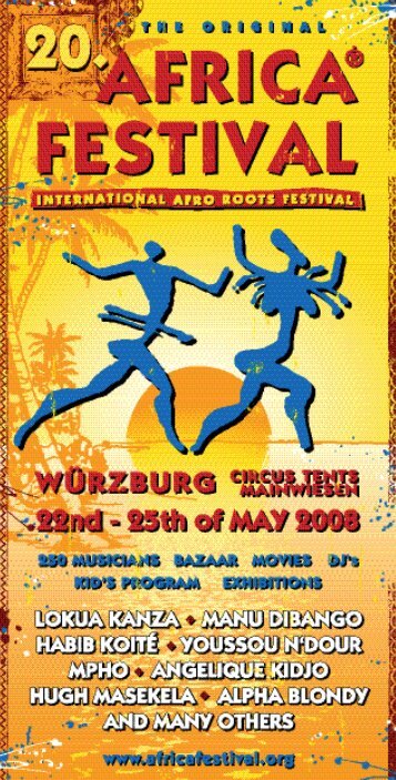 das programm - Africa Festival