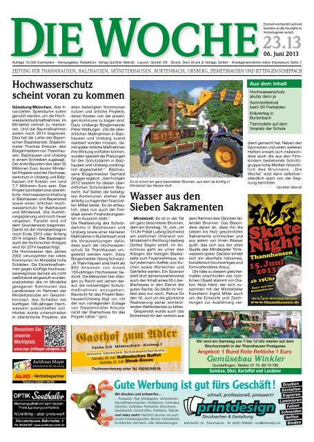Ausgabe 23/13 - Redaktion + Verlag