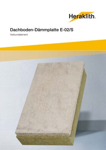 Dachboden-Dämmplatte E-02/S - Knauf Insulation