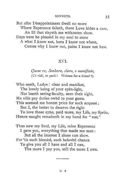 Camoens - The Lyrics part 1 - Sir Richard Francis Burton (1821-1890)