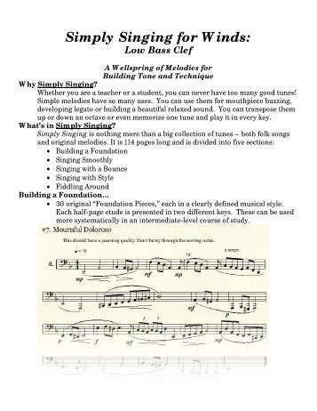 Low Bass Clef (pdf) - Brad Edwards