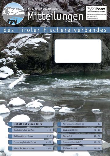 Mitteilungen 02/13 - Tiroler Fischereiverband