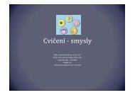 Cvičení - smysly