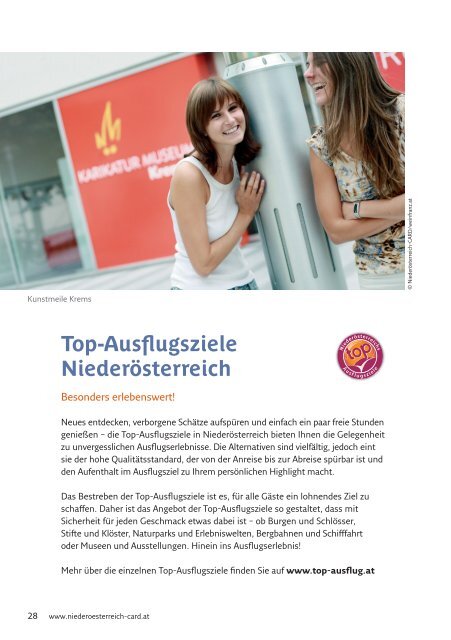 Niederösterreich-CARD Führer als PDF (Stand 01/2013)