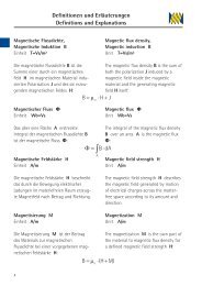 Definitionen und Erläuterungen Definitions and Explanations