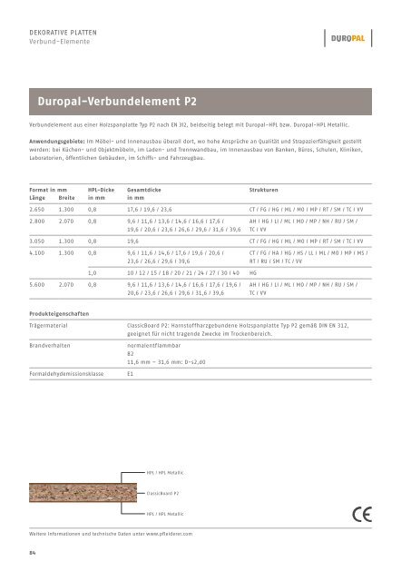 Gesamtprogramm 2013 – 2016 - Pfleiderer