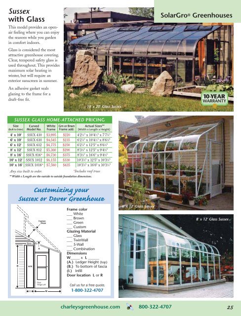 Greenhouses - Charley's Greenhouse