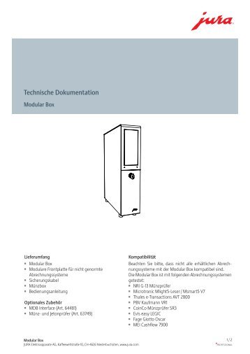 Technische Dokumentation - Jura