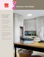 Illuminator® Tube Skylight - Owens Corning