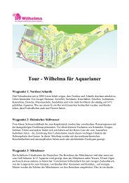 Tour - Wilhelma für Aquarianer