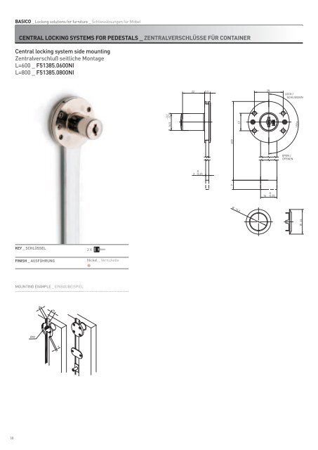 BASICO - OJMAR locking solutions for furniture