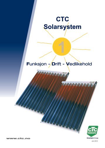 FDV dfokumentasjon Solarpakke 1 - CTC Ferrofil