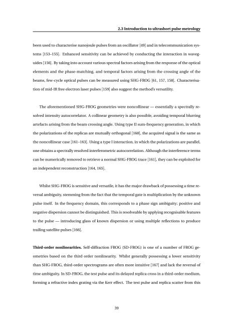 High-resolution Interferometric Diagnostics for Ultrashort Pulses