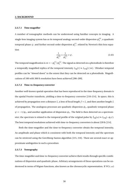 High-resolution Interferometric Diagnostics for Ultrashort Pulses