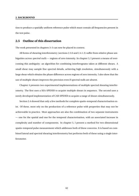 High-resolution Interferometric Diagnostics for Ultrashort Pulses