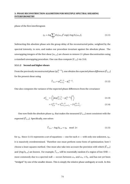 High-resolution Interferometric Diagnostics for Ultrashort Pulses