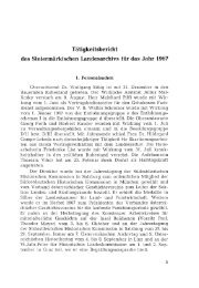 Tätigkeitsbericht für das Jahr 1967 - Landesarchiv