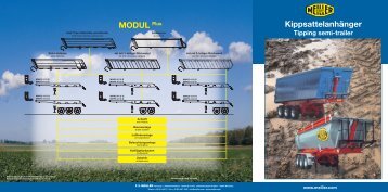 MODUL Plus Kippsattelanhänger - Meiller