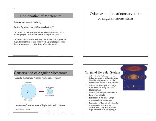 Origin of Solar System Origin of Solar System