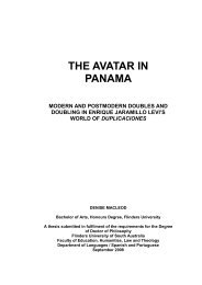 THE AVATAR IN PANAMA - Theses - Flinders University