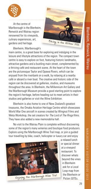 Download the visitor's guide - Marlborough