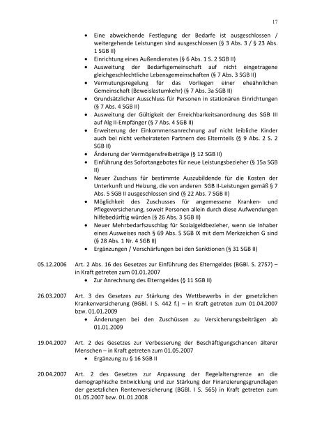 SGB II Die Grundsicherung für Arbeitsuchende - prosoziales.de