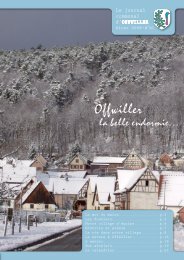 Journal communal - Hiver 2008 - Offwiller