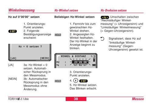 Gebrauchsanweisung TC(R)110 - Leica Geosystems