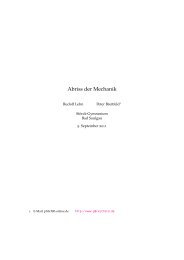 Mechanik (pdf, 388K) - SFZ-WEB-Seite Mathematik-Server