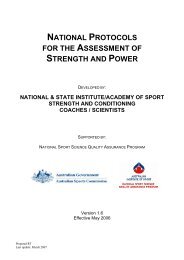 national protocols for the assessment of strength ... - Rowing Australia