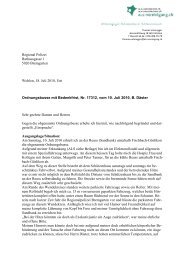 Juli 2010, Stellungnahme, Einsprache gegen ... - by unteregger.ch