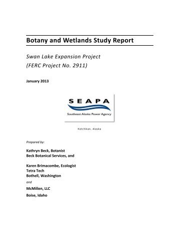 Botany and Wetlands Study Report - McMillen, LLC