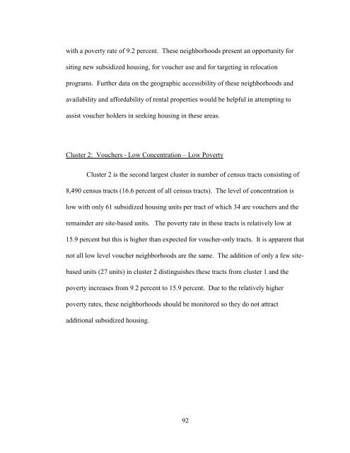 The Spatial Concentration of Subsidized Housing - Poverty & Race ...