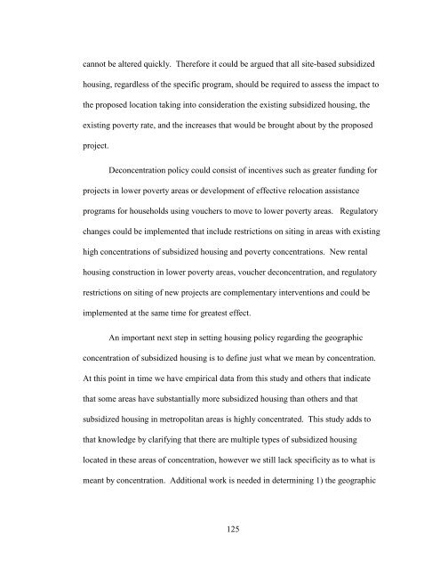 The Spatial Concentration of Subsidized Housing - Poverty & Race ...